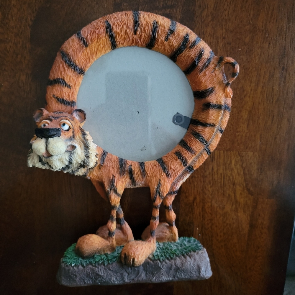 Comical 3D Tiger photo picture frame